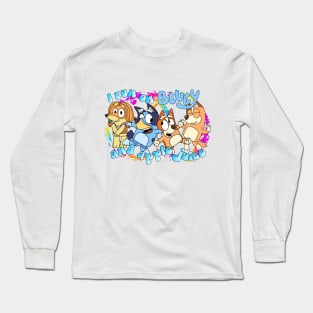 I Run on Bluey and Apple Juice Long Sleeve T-Shirt